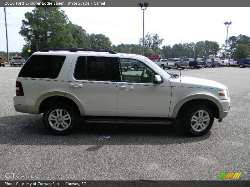 White Suede / Camel 2010 Ford Explorer Eddie Bauer