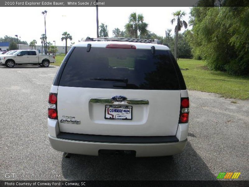 White Suede / Camel 2010 Ford Explorer Eddie Bauer