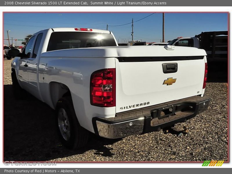 Summit White / Light Titanium/Ebony Accents 2008 Chevrolet Silverado 1500 LT Extended Cab