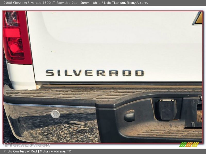 Summit White / Light Titanium/Ebony Accents 2008 Chevrolet Silverado 1500 LT Extended Cab