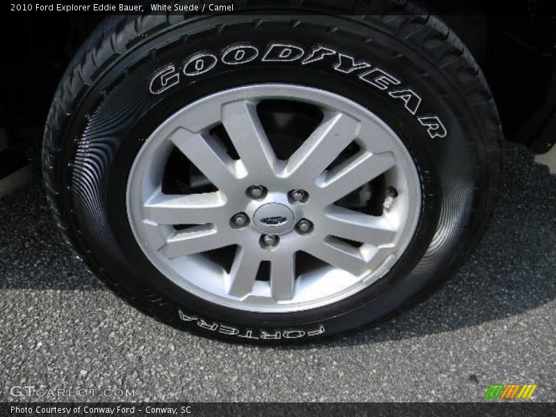 White Suede / Camel 2010 Ford Explorer Eddie Bauer