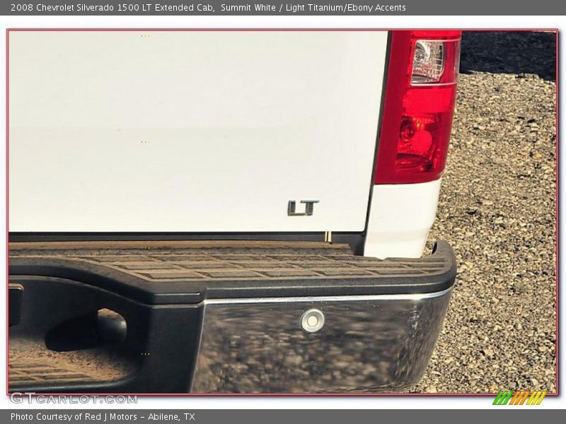 Summit White / Light Titanium/Ebony Accents 2008 Chevrolet Silverado 1500 LT Extended Cab