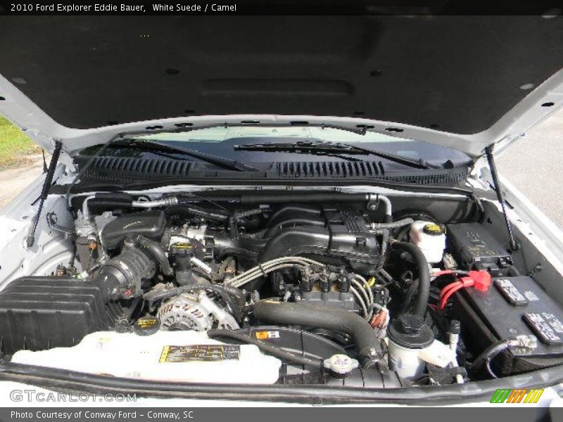 White Suede / Camel 2010 Ford Explorer Eddie Bauer