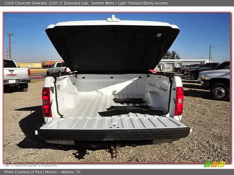 Summit White / Light Titanium/Ebony Accents 2008 Chevrolet Silverado 1500 LT Extended Cab