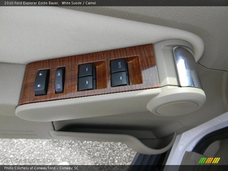 White Suede / Camel 2010 Ford Explorer Eddie Bauer