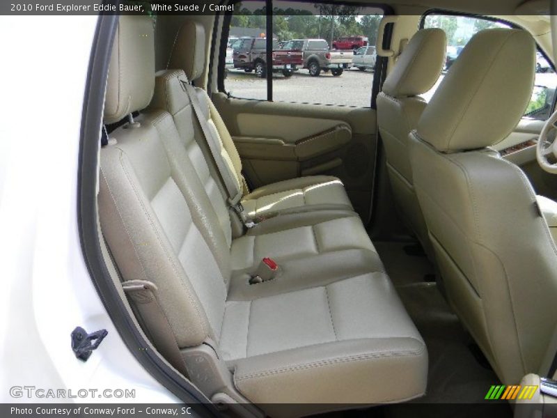 White Suede / Camel 2010 Ford Explorer Eddie Bauer