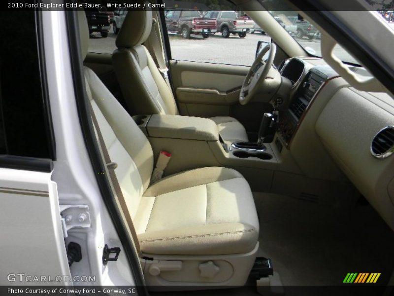 White Suede / Camel 2010 Ford Explorer Eddie Bauer