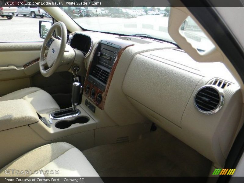 White Suede / Camel 2010 Ford Explorer Eddie Bauer