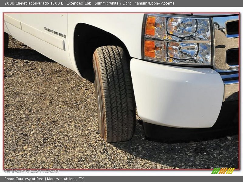 Summit White / Light Titanium/Ebony Accents 2008 Chevrolet Silverado 1500 LT Extended Cab