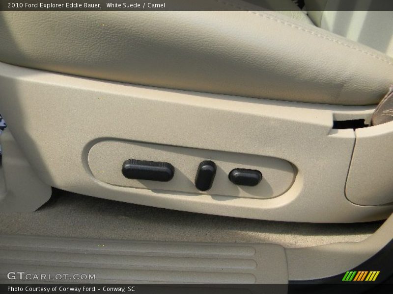 White Suede / Camel 2010 Ford Explorer Eddie Bauer