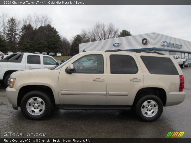 Gold Mist Metallic / Ebony 2009 Chevrolet Tahoe LT 4x4