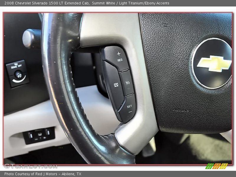 Summit White / Light Titanium/Ebony Accents 2008 Chevrolet Silverado 1500 LT Extended Cab