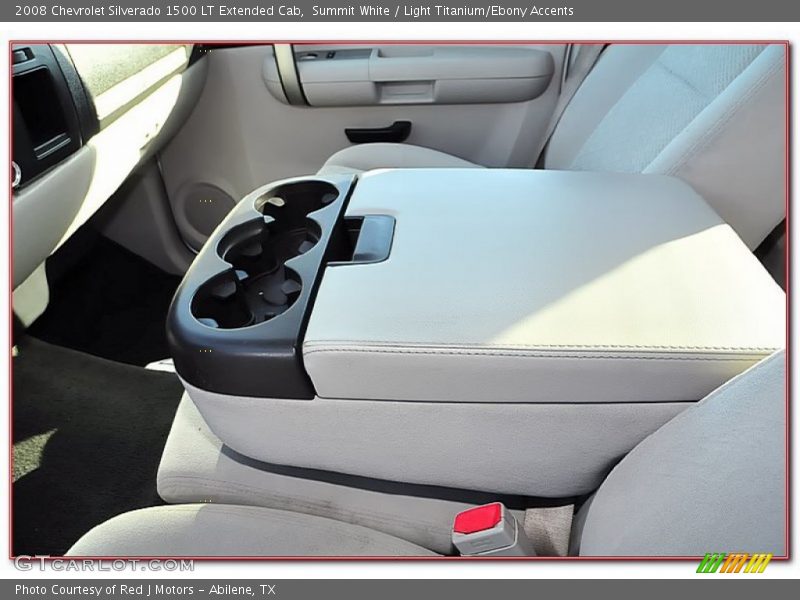 Summit White / Light Titanium/Ebony Accents 2008 Chevrolet Silverado 1500 LT Extended Cab