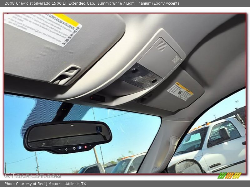 Summit White / Light Titanium/Ebony Accents 2008 Chevrolet Silverado 1500 LT Extended Cab