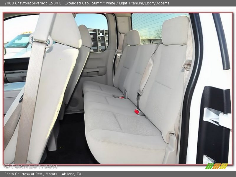 Summit White / Light Titanium/Ebony Accents 2008 Chevrolet Silverado 1500 LT Extended Cab