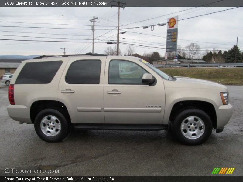 Gold Mist Metallic / Ebony 2009 Chevrolet Tahoe LT 4x4