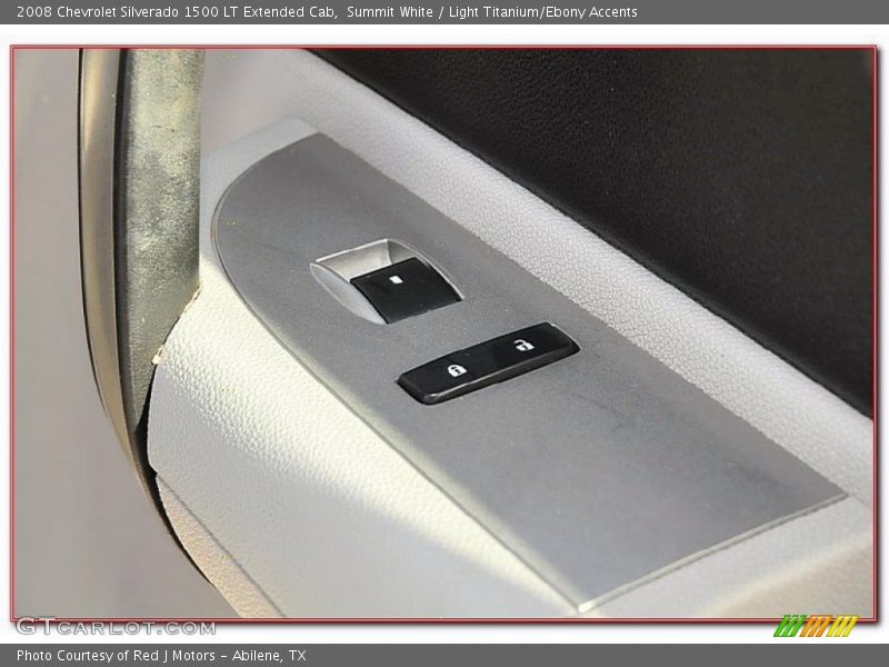Summit White / Light Titanium/Ebony Accents 2008 Chevrolet Silverado 1500 LT Extended Cab