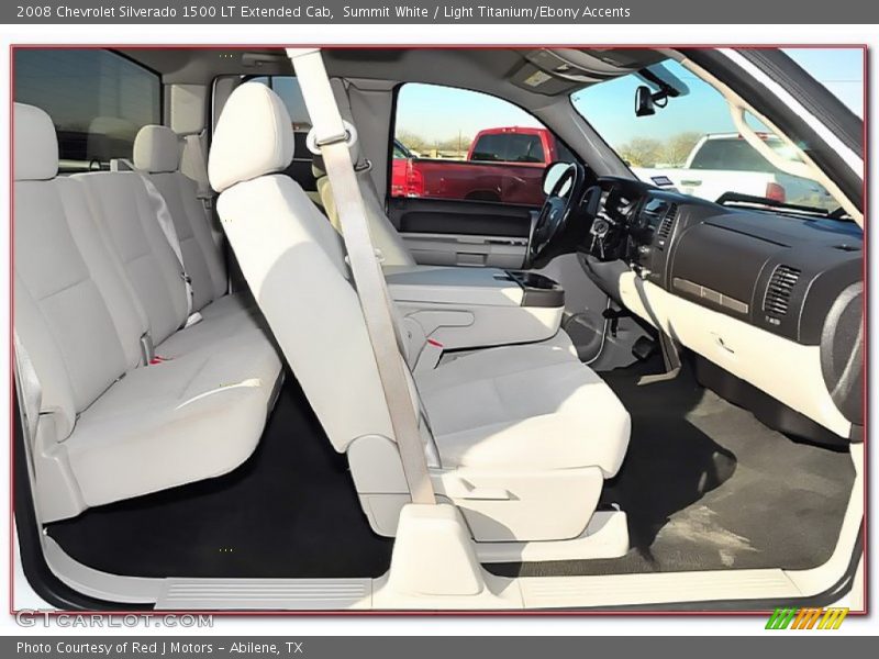 Summit White / Light Titanium/Ebony Accents 2008 Chevrolet Silverado 1500 LT Extended Cab