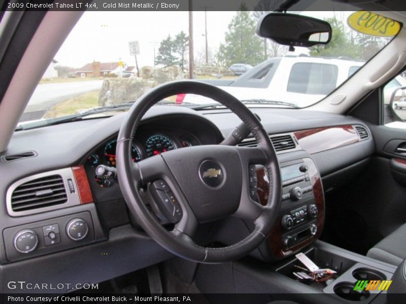 Gold Mist Metallic / Ebony 2009 Chevrolet Tahoe LT 4x4