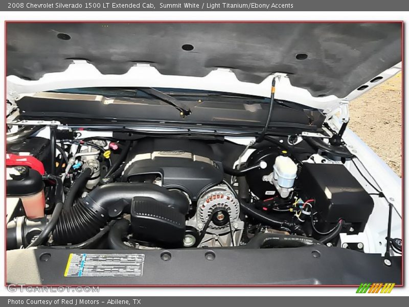 Summit White / Light Titanium/Ebony Accents 2008 Chevrolet Silverado 1500 LT Extended Cab
