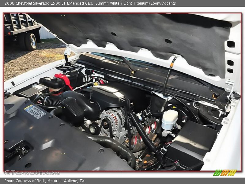 Summit White / Light Titanium/Ebony Accents 2008 Chevrolet Silverado 1500 LT Extended Cab