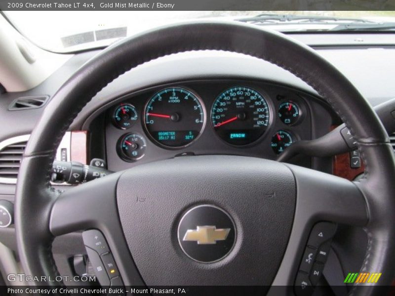 Gold Mist Metallic / Ebony 2009 Chevrolet Tahoe LT 4x4