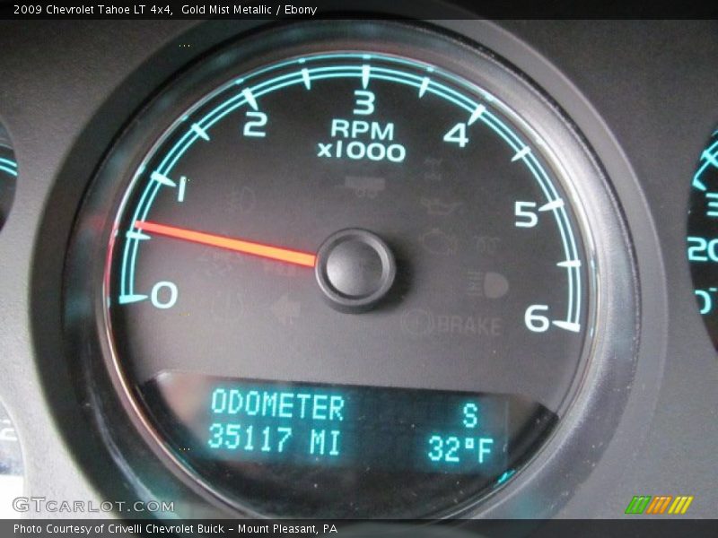 Gold Mist Metallic / Ebony 2009 Chevrolet Tahoe LT 4x4