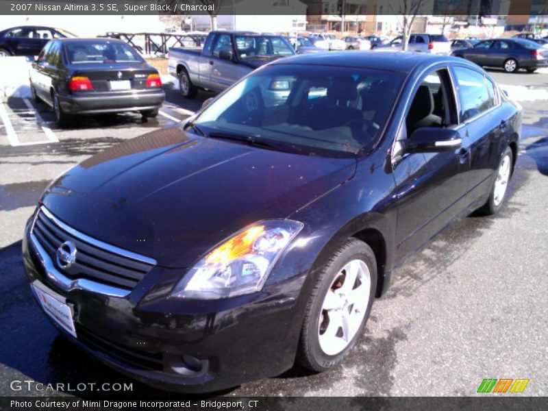 Super Black / Charcoal 2007 Nissan Altima 3.5 SE