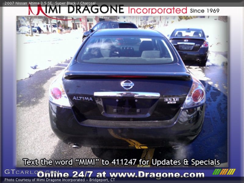 Super Black / Charcoal 2007 Nissan Altima 3.5 SE