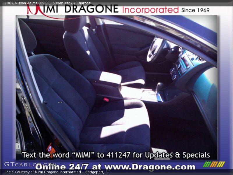 Super Black / Charcoal 2007 Nissan Altima 3.5 SE