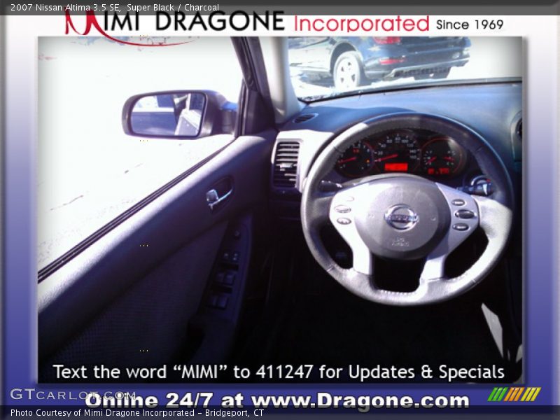 Super Black / Charcoal 2007 Nissan Altima 3.5 SE