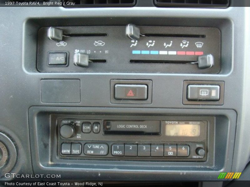 Bright Red / Gray 1997 Toyota RAV4