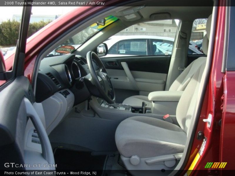 Salsa Red Pearl / Ash Gray 2008 Toyota Highlander 4WD