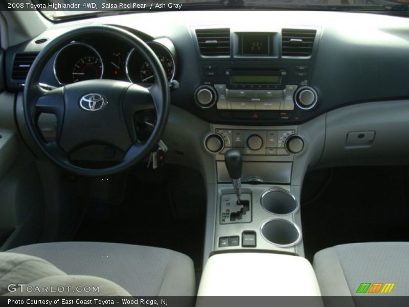 Salsa Red Pearl / Ash Gray 2008 Toyota Highlander 4WD