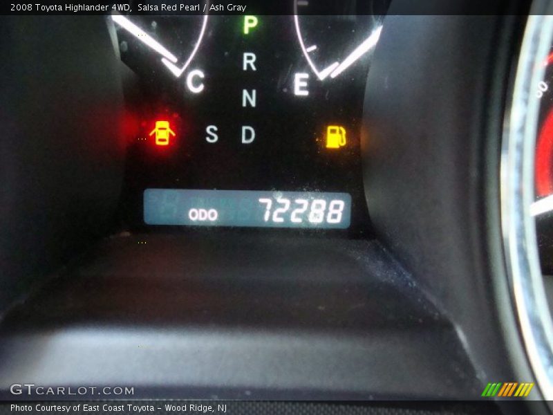 Salsa Red Pearl / Ash Gray 2008 Toyota Highlander 4WD
