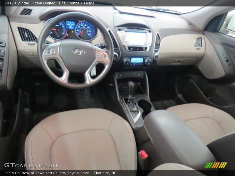  2012 Tucson Limited Taupe Interior