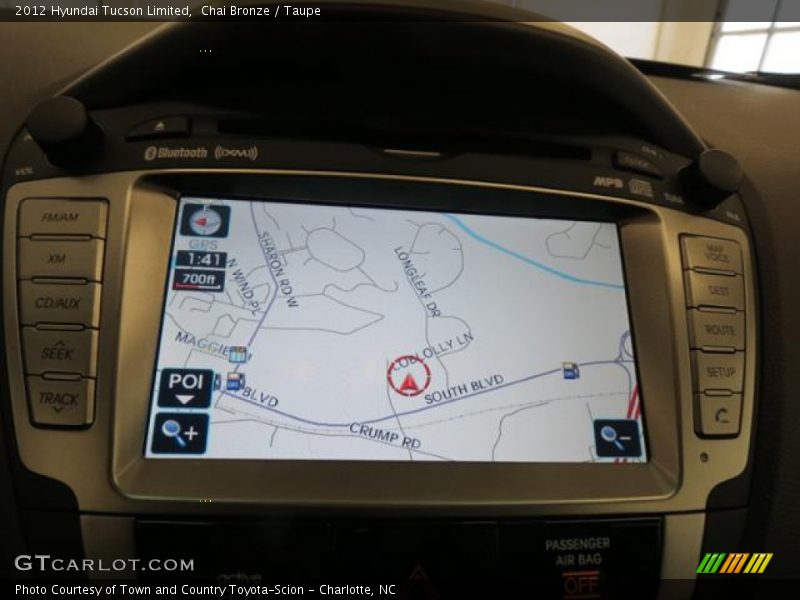 Navigation of 2012 Tucson Limited