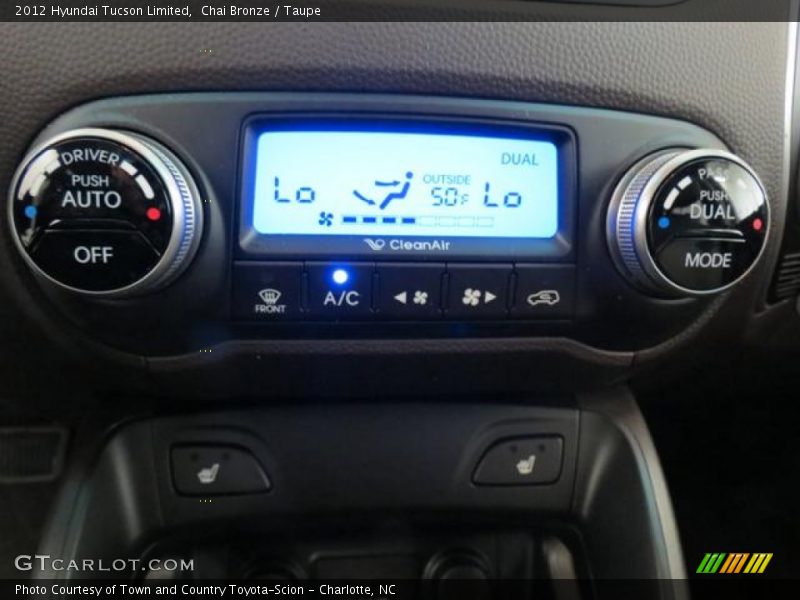 Controls of 2012 Tucson Limited