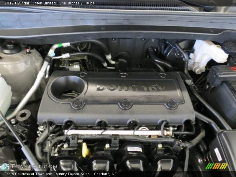  2012 Tucson Limited Engine - 2.4 Liter DOHC 16-Valve CVVT 4 Cylinder