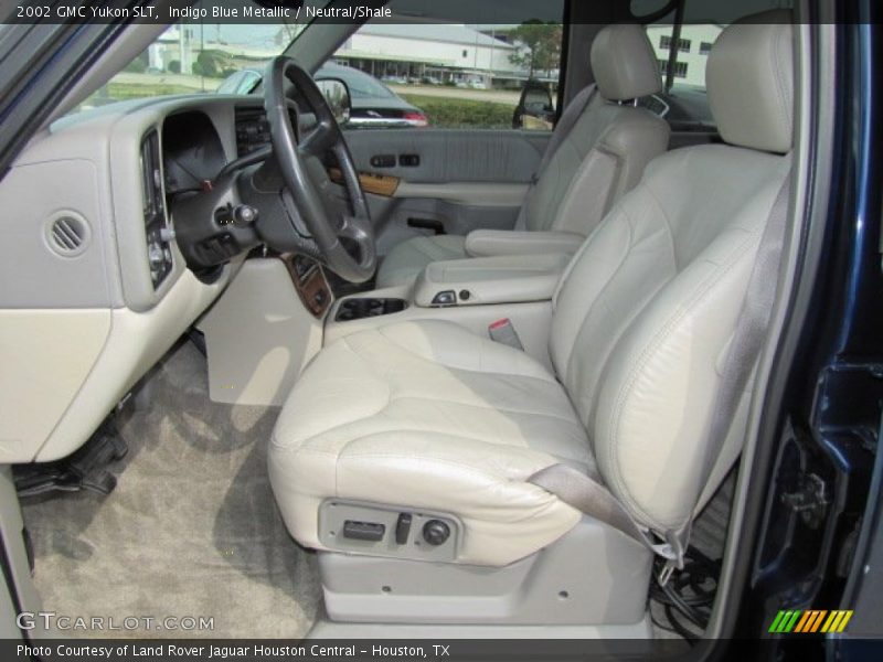 Indigo Blue Metallic / Neutral/Shale 2002 GMC Yukon SLT