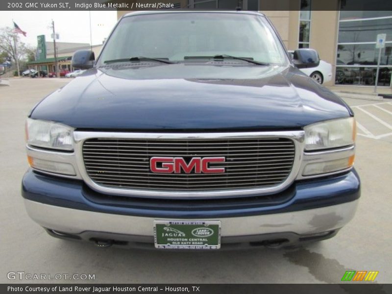 Indigo Blue Metallic / Neutral/Shale 2002 GMC Yukon SLT
