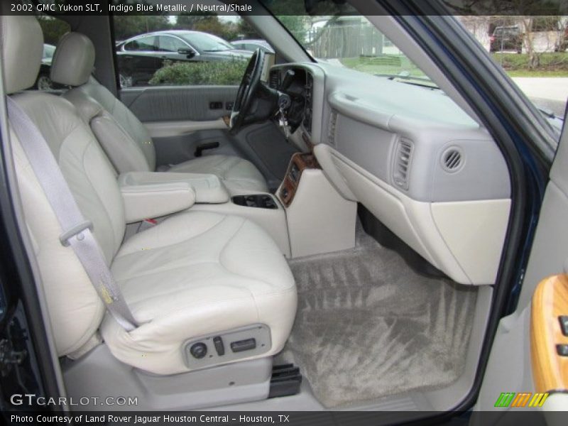 Indigo Blue Metallic / Neutral/Shale 2002 GMC Yukon SLT