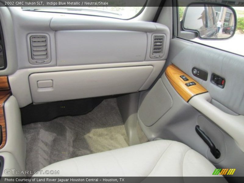 Indigo Blue Metallic / Neutral/Shale 2002 GMC Yukon SLT