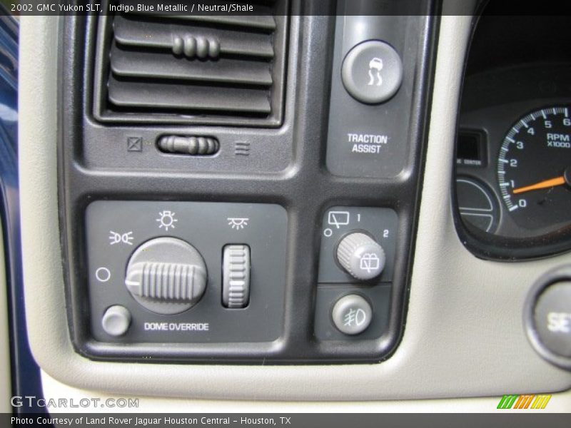 Indigo Blue Metallic / Neutral/Shale 2002 GMC Yukon SLT