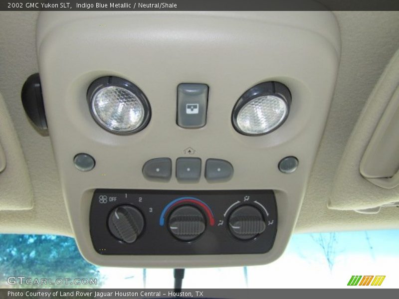 Indigo Blue Metallic / Neutral/Shale 2002 GMC Yukon SLT