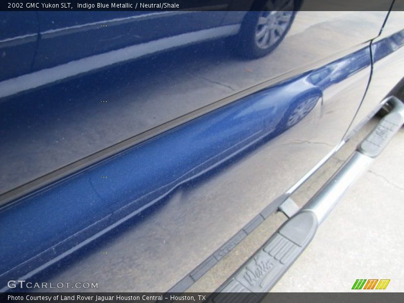 Indigo Blue Metallic / Neutral/Shale 2002 GMC Yukon SLT