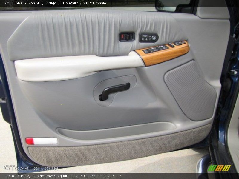 Indigo Blue Metallic / Neutral/Shale 2002 GMC Yukon SLT