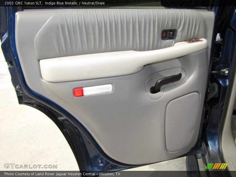 Indigo Blue Metallic / Neutral/Shale 2002 GMC Yukon SLT