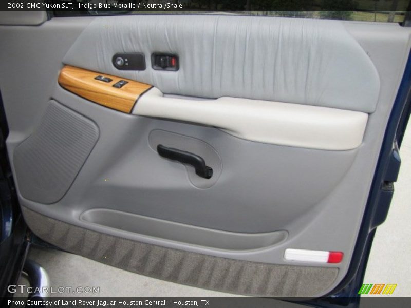 Indigo Blue Metallic / Neutral/Shale 2002 GMC Yukon SLT