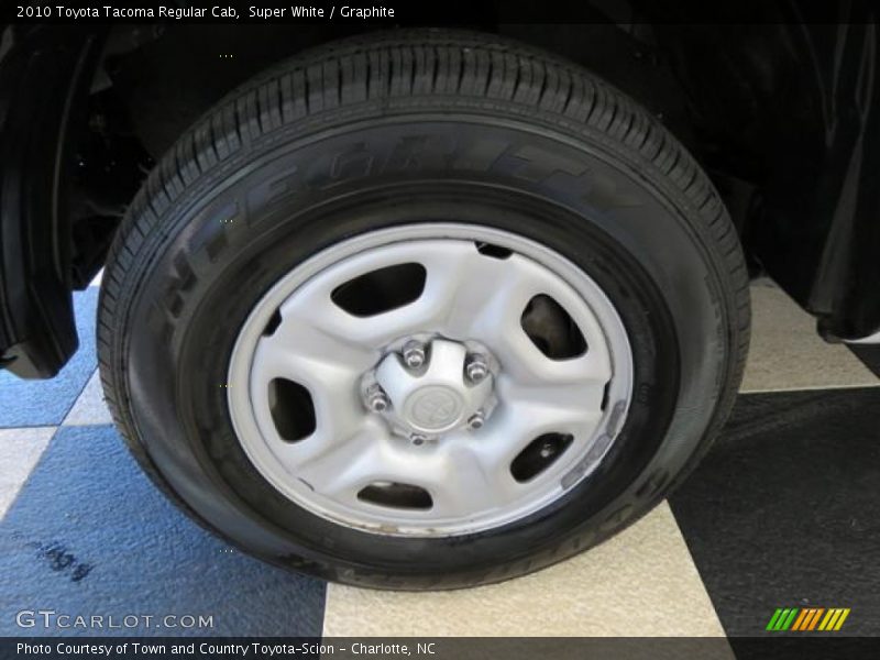 Super White / Graphite 2010 Toyota Tacoma Regular Cab